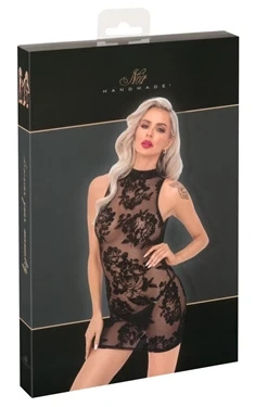 Noir Handmade sukienka tiulowa z kwiatowym wzorem i owalnym dekoltem, XL