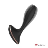ANBIGUO Vernet – wibrator z pilotem WATCHME w formie zegarka, czarny