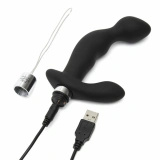 Fifty Shades of Grey Relentless Vibrations masażer prostaty z pilotem, czarny