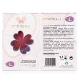 Intimichic kubeczek menstruacyjny z silikonu medycznego, rozmiar L