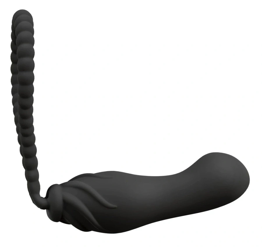 Black Velvets Perfect Fit strap-on bez pasków, czarny, 22 cm