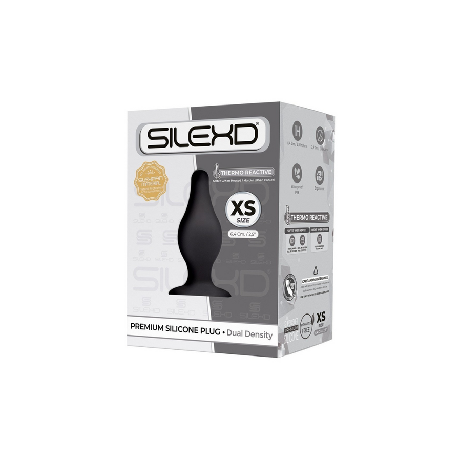 Korek Analny Plug Model 2 Black Silexd