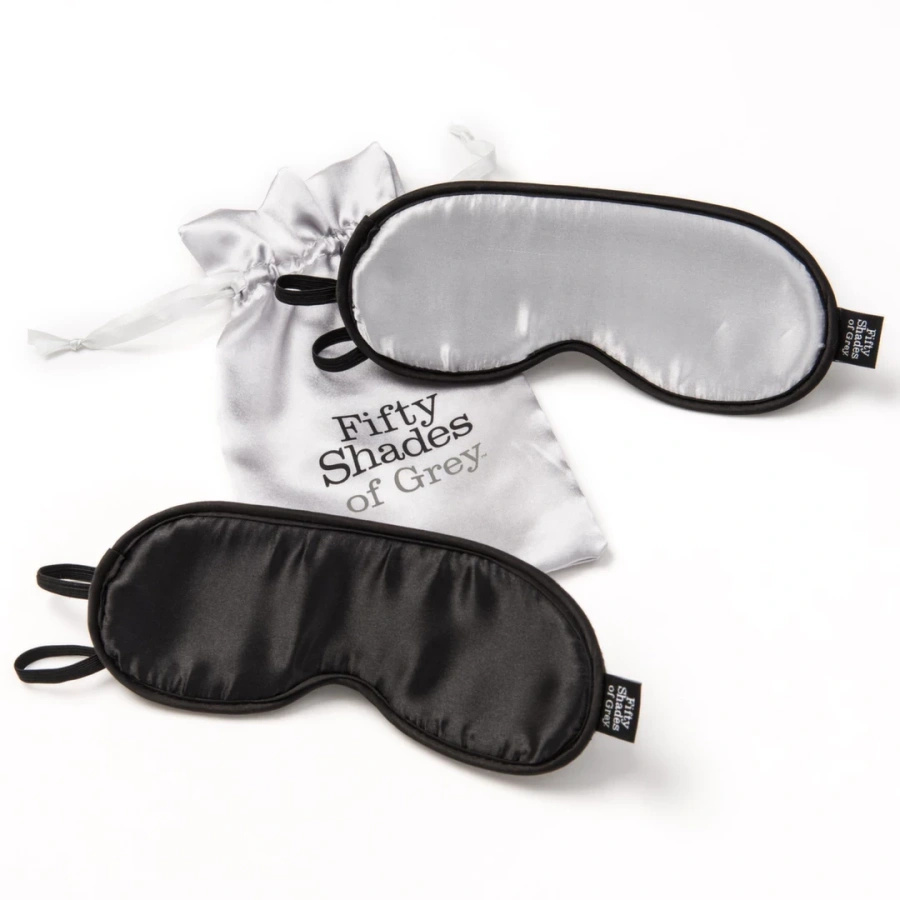 Fifty Shades of Grey No Peeking – satynowe maski na oczy 2 sztuki