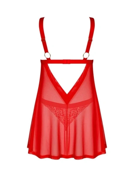 Komplet Bielizny Babydoll + Stringi Elianes Obsessive