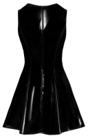 Black Level sukienka z koronką i powłoką PU, czarna XL