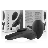 Black and Silver Panty Model – wibrator do bielizny z pilotem, silikonowy, czarny