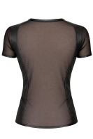 T-shirt Z Siateczki Z Panelami Wetlook Na Plecach Jonas Czarny Regnes