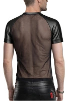 T-shirt Z Siateczki Z Perforowanymi Rękawami Dan Czarny Regnes
