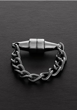 Steel Mini – magnetyczny zacisk z łańcuszkiem – stalowy, 1 sztuka