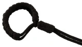 Bad Kitty Cuffs Rope linowe opaski na ręce, czarne, bawełna, rozmiar 2