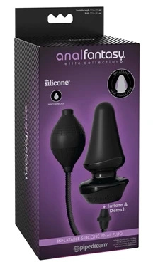 Pipedream Anal Fantasy korek analny pompowany czarny 12,4 cm