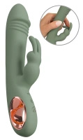 You2Toys Slim Rabbit Olive – wibrator króliczek z dwoma silnikami, silikonowy