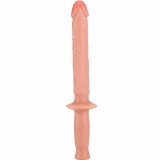 GET REAL Manhandler 38 cm – realistyczne dildo z uchwytem, cieliste