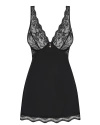 Luvae babydoll i stringi czarne Obsessive