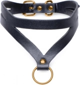 XR Brands Bondage Baddie obroża regulowana z pierścieniem O-ring
