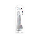 Dildo King Cock Clear With Balls Pipedream
