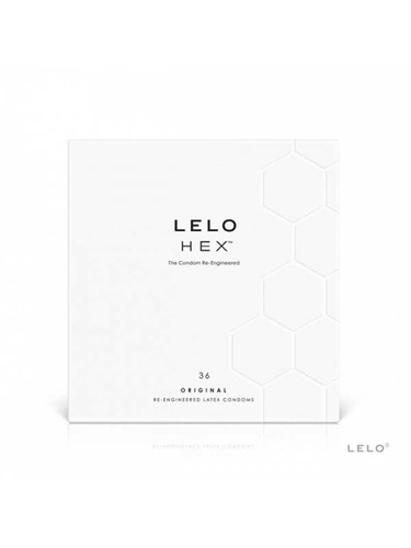 Lelo Hex Original - prezerwatywy lateksowe mega wytrzymałe i cienkie  (36 szt.)