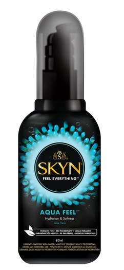 Lubrykant Wodny Z Aloesem I Witaminą E Skyn Aqua Feel 80 Ml Unimil
