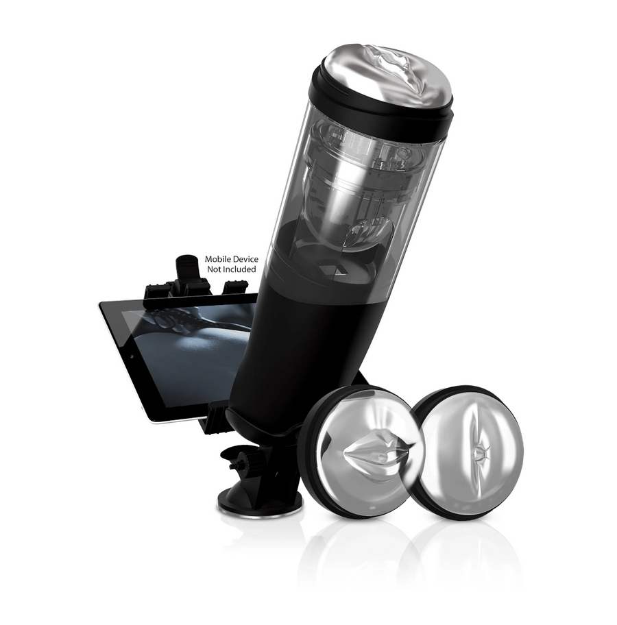 Masturbator Pdx Elite Deluxe Mega-Bator Clear Pipedream