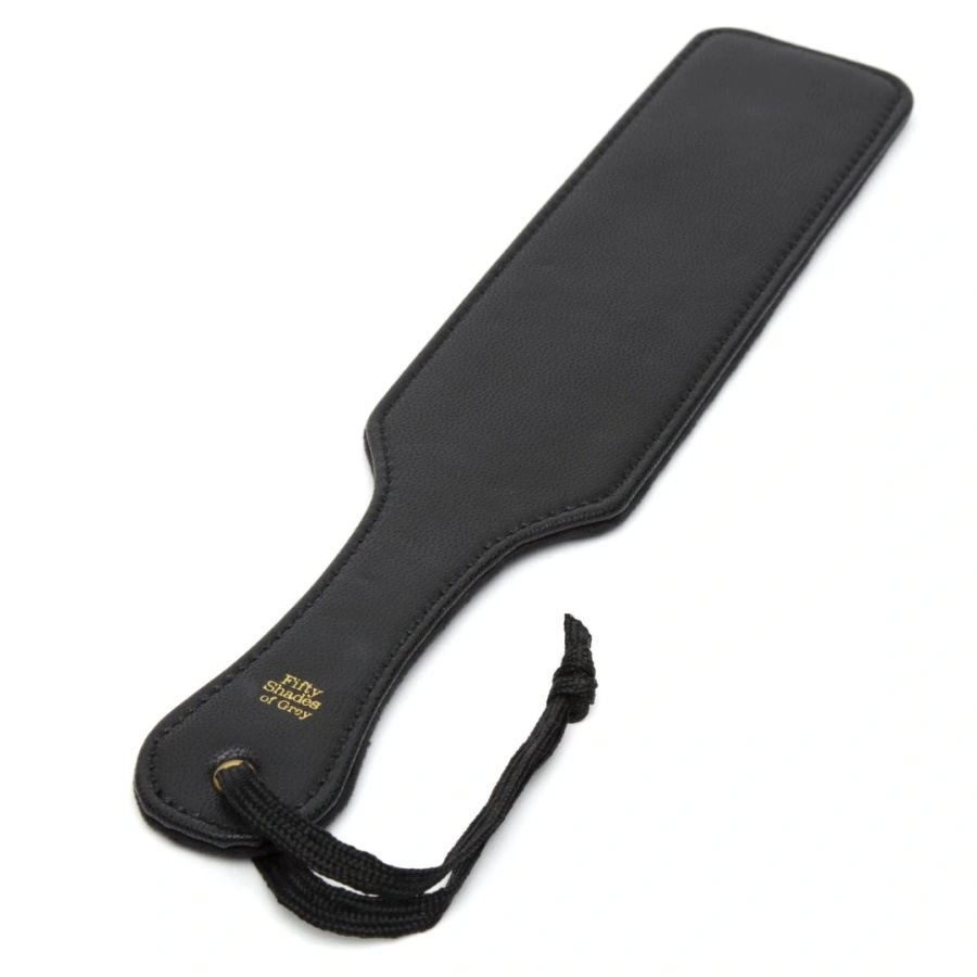 Fifty Shades of Grey Bound to You Paddle packa ze skóry syntetycznej, czarna