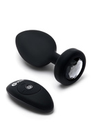 Korek analny Vibrating Jewel Plug Black b-Vibe