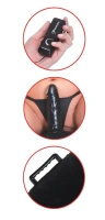 Fetish Fantasy Series Luv Log nadmuchiwana poduszka z wibratorem, czarna, 84 cm