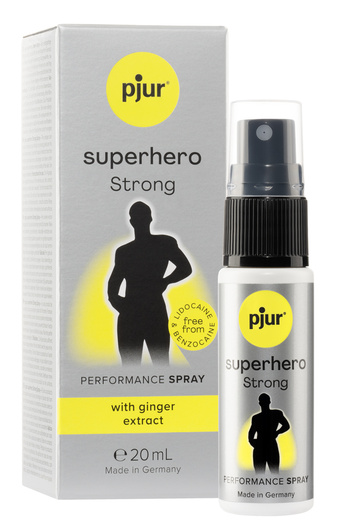 Spray dla mężczyzn Superhero Strong Performance Spray 20 ml Pjur