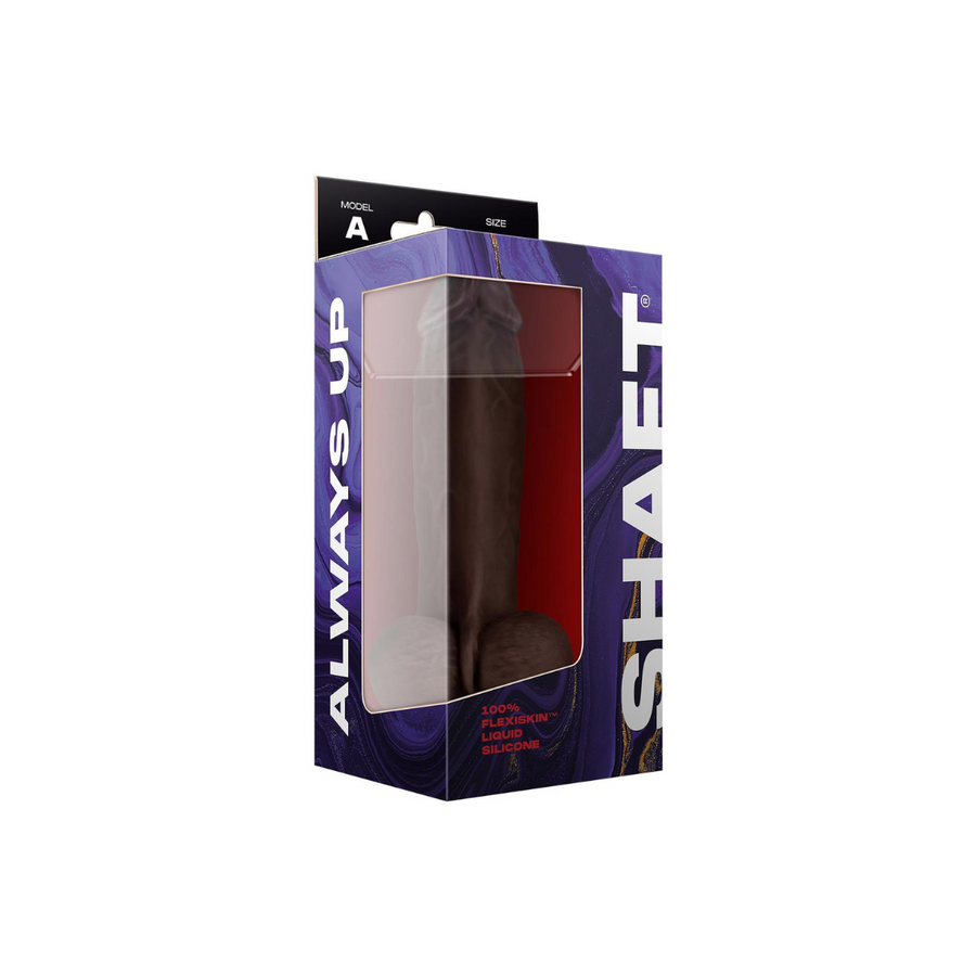Dildo Model A Dong With Balls Mahogany Shaft