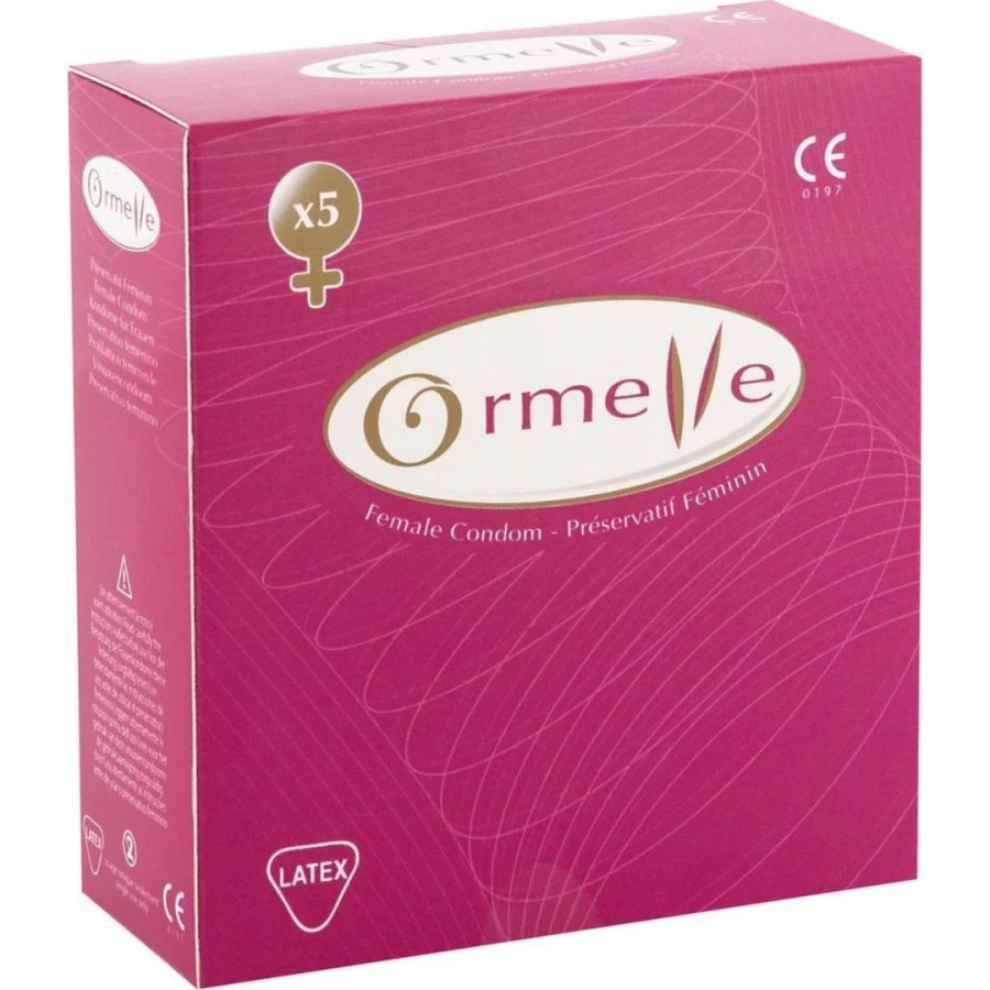 Ormelle Vrouwencondoom prezerwatywy dla kobiet 5 szt., lateksowe