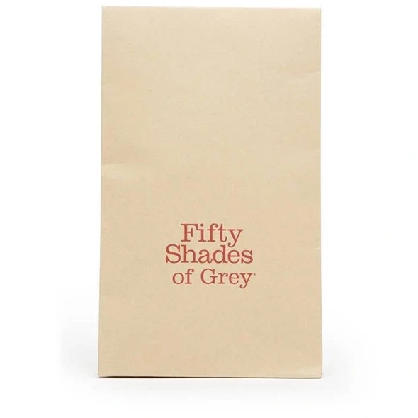 Fifty Shades of Grey Sweet Anticipation knebel z silikonową kulą, regulowany, czarno-czerwony
