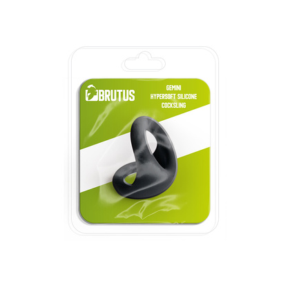 Pierścień erekcyjny Gemini Hypersoft Dual Cockring Brutus