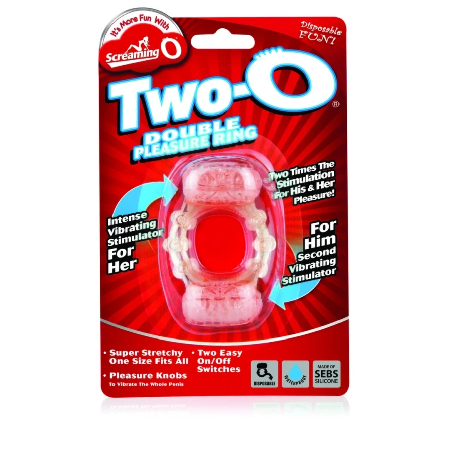 The Screaming O Two-O pierścień silikonowy z dwoma wibracjami