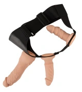 You2Toys RC Vibe zestaw strap-on z uprzężą, 2 końcówkami i wibracjami na pilota