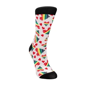 Shots Happy Hearts Socks – skarpetki w kolorowe serca, rozmiar 36-41