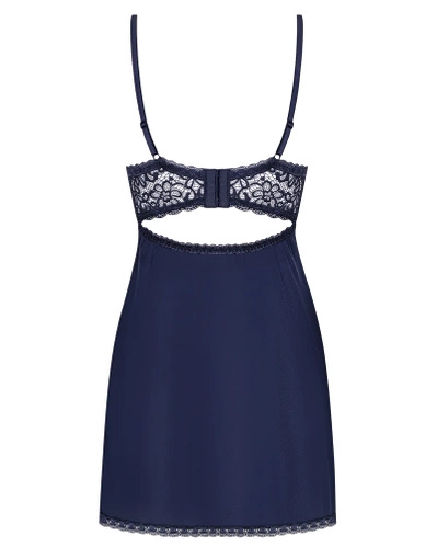 Drimera babydoll i stringi niebieskie Obsessive