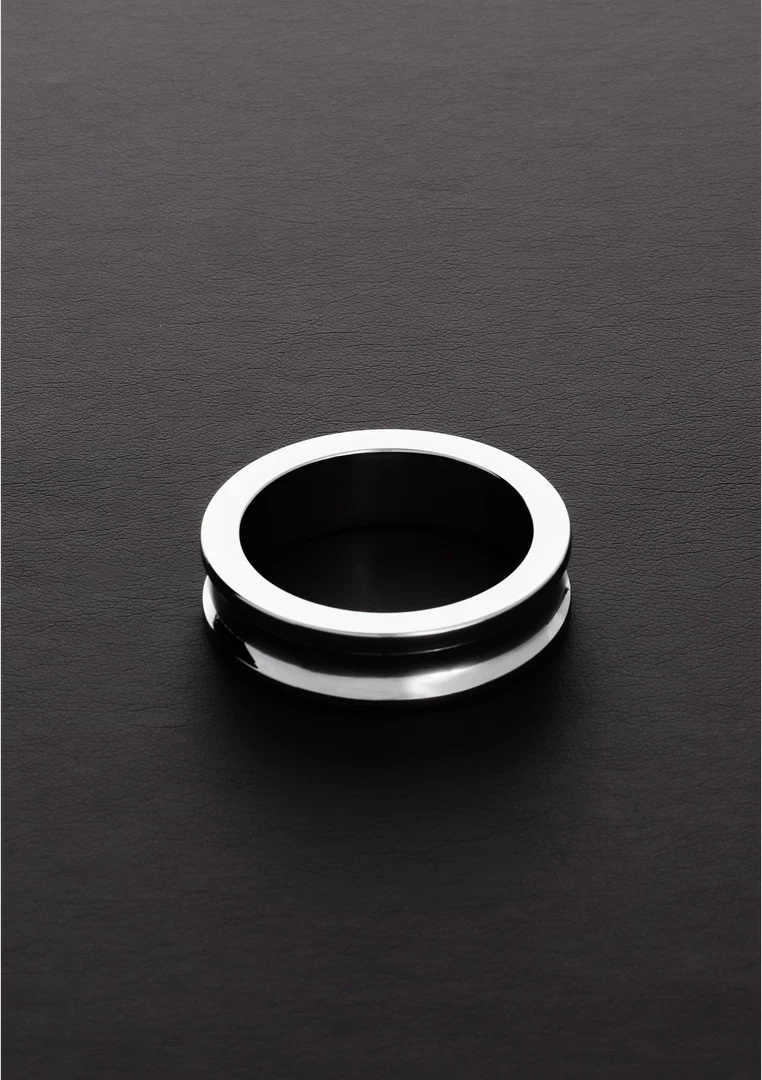 Steel by Shots pierścień stalowy 15 x 45 mm, zaokrąglone krawędzie