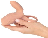 Realistixxx Real Sleeve Clit S – silikonowa nakładka wibrująca z pierścieniem