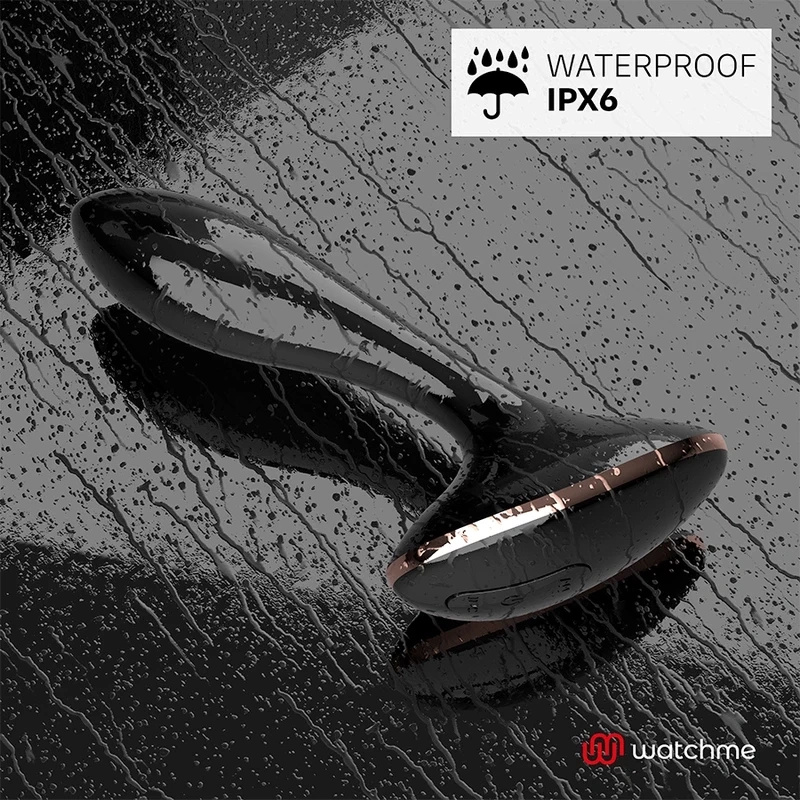 ANBIGUO Vernet – wibrator z pilotem WATCHME w formie zegarka, czarny
