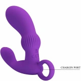 Pretty Love Cayla masażer prostaty lila, 12 trybów, pilot, USB