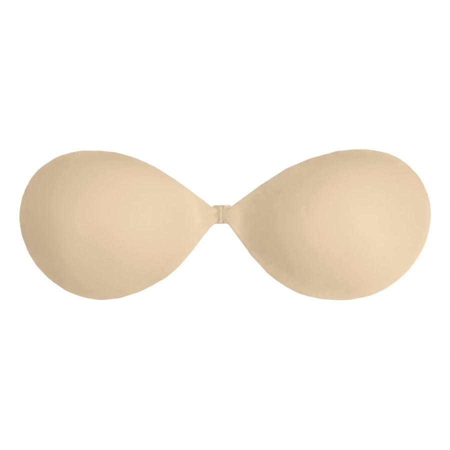 Bye Bra Invisible Bra miseczka A biustonosz bez ramiączek, wielokrotnego użytku, nude
