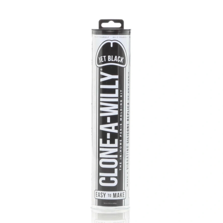 Clone-A-Willy Kit Black zestaw do tworzenia repliki z wibracją, czarny