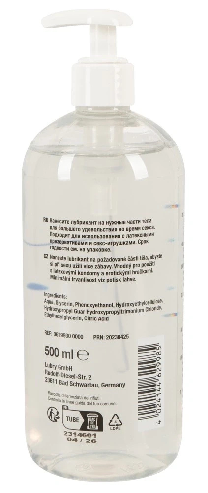 Just Glide lubrykant na bazie wody 500 ml bezzapachowy wegański