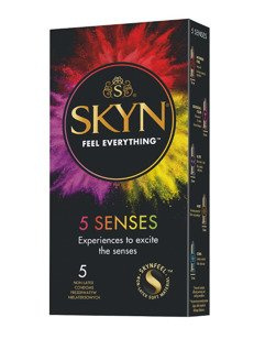 SKYN 5 Senses 5 szt. - miks prezerwatyw