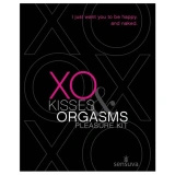 Sensuva XO Kisses and Orgasms – zestaw: balsam do ust i olejek 5 ml