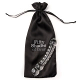Fifty Shades of Grey Drive Me Crazy szklane dildo dwustronne 19,1 cm