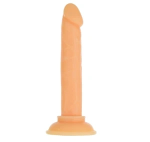 Addiction Tino 13 cm – dildo silikonowe z przyssawką i miniwibratorem w zestawie