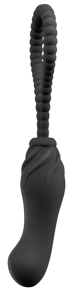 Black Velvets Perfect Fit strap-on bez pasków, czarny, 22 cm