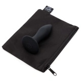 Fifty Shades of Grey Sensation – wibrujący korek analny silikonowy, czarny