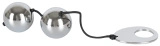 Bad Kitty metalowe kulki gejszy stalowe podwójne srebrne 2 x 110 g 3 cm