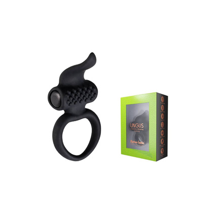 Mini Pierścień Wibrujący Lingus Black Adrien Lastic